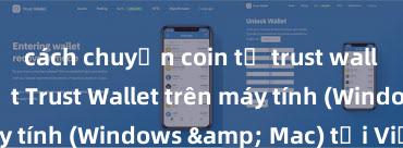 cách chuyển coin từ trust wallet Cách cài đặt Trust Wallet trên máy tính (Windows & Mac) tại Việt Nam